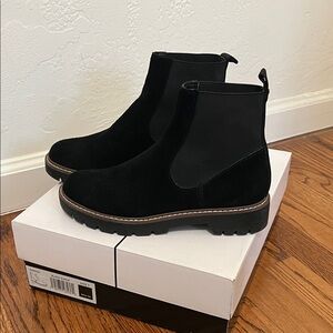 Dolce Vita Black Suede Ankle Boots